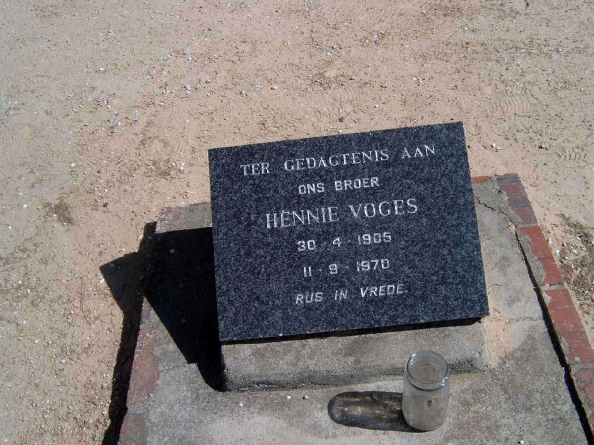 VOGES Hennie 1905-1970