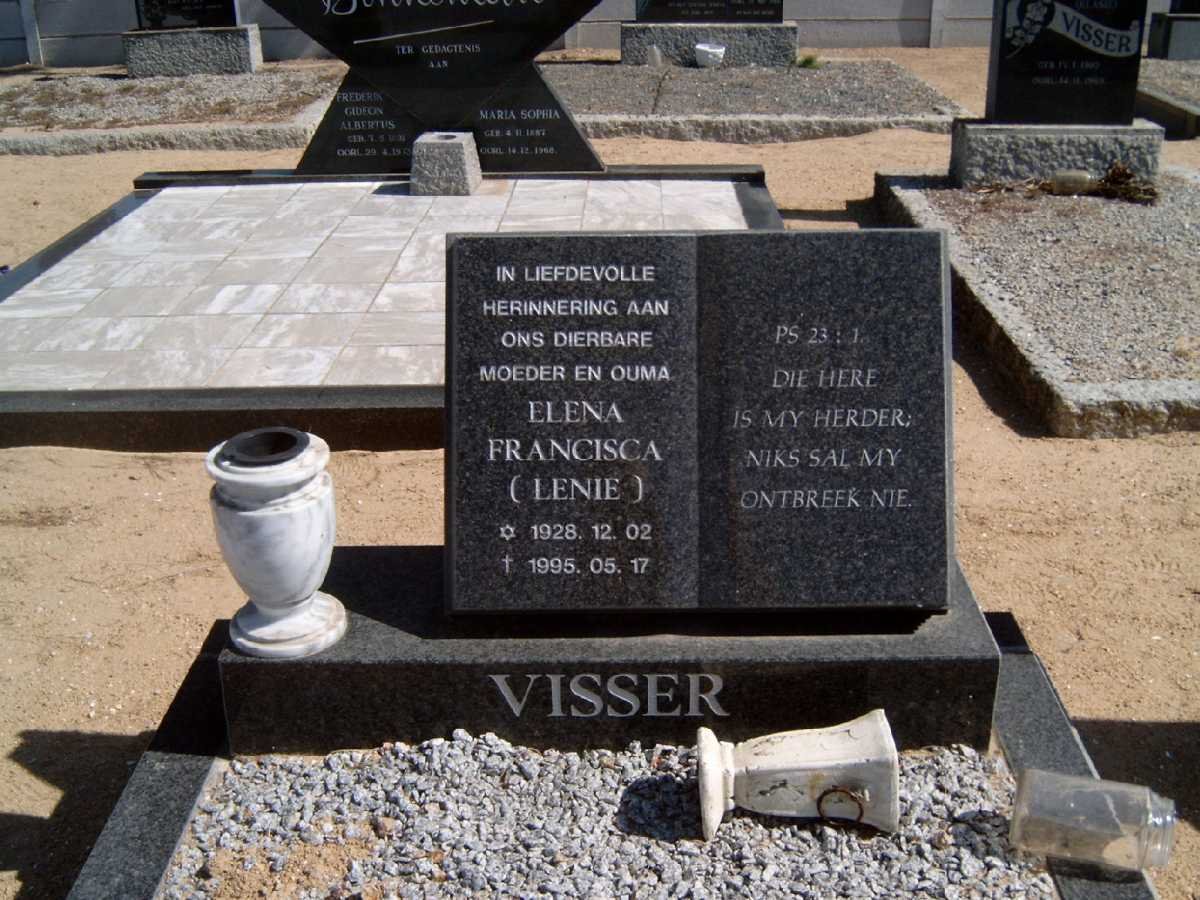 VISSER Elena Francisca 1928-1995