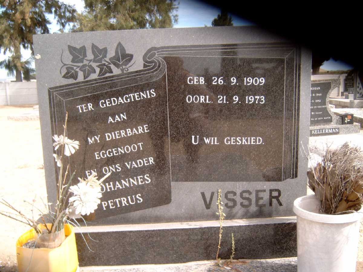 VISSER Johannes Petrus 1909-1973