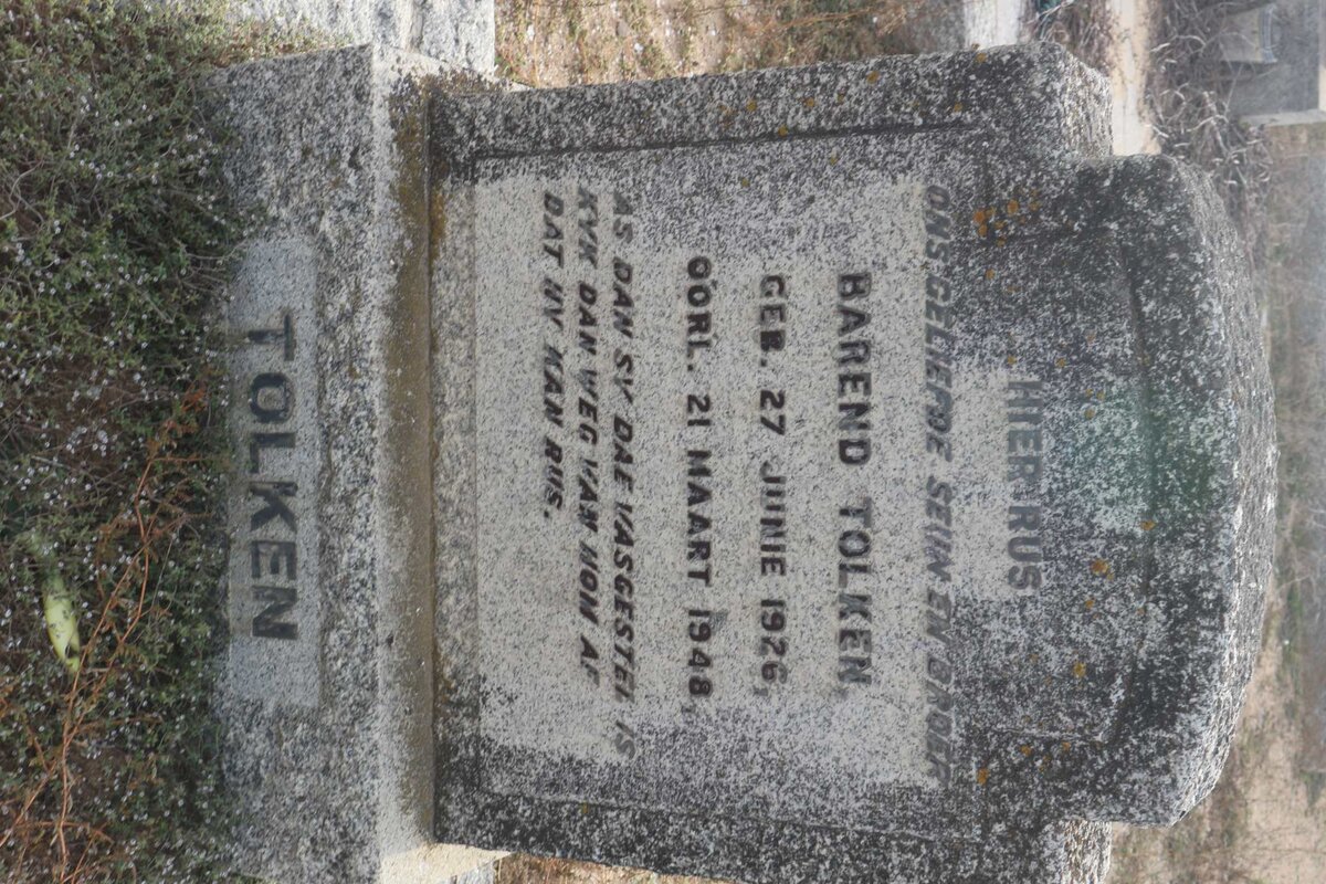 TOLKEN Barend 1926-1948
