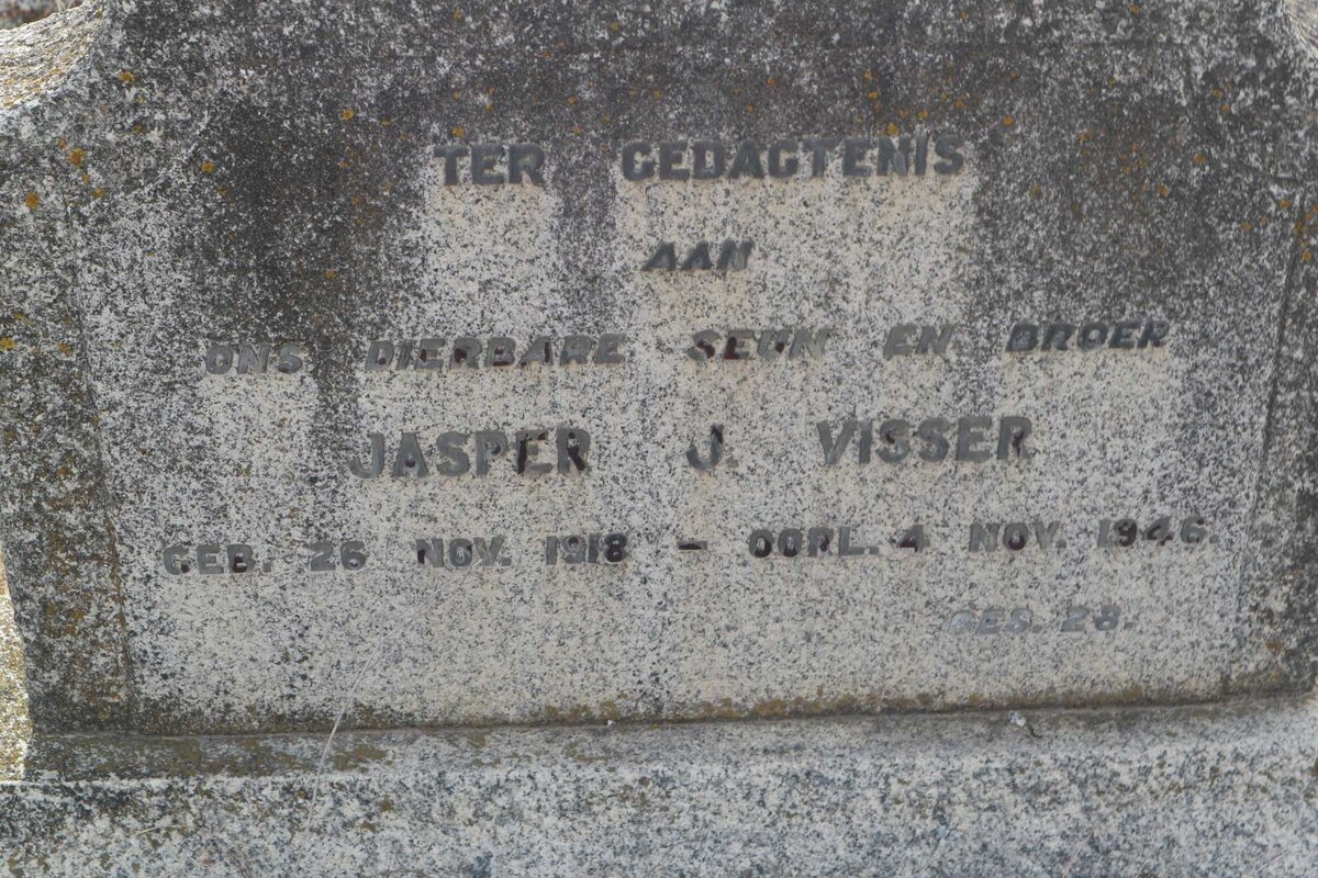 VISSER Jasper J. 1918-1946