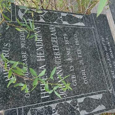 DYK Gielie, van 1872-1954 &amp; Helena Hendrina Johanna EIGELAAR 1879-1960