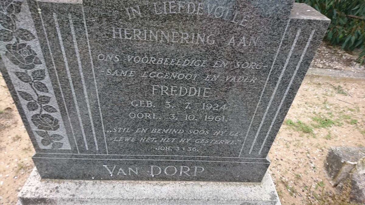 DORP Freddie, van 1924-1961