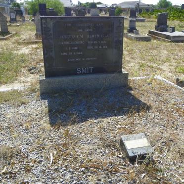 SMIT Alwyn G.J. 1892-1971 &amp; Janetta F.M. KOEGELENBERG 1895-1943 :: SMIT Abel 1922-1997
