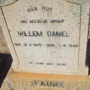 FAURE Willem Daniel 1875-1949