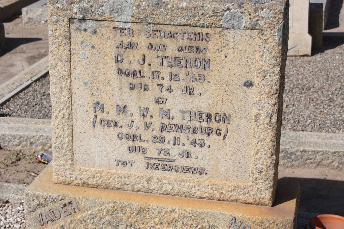 THERON D.J. -1943 &amp; M.M.W.M. J.v. RENSBURG -1943