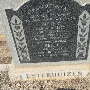 ESTERHUIZEN Pieter 1877-1954 &amp; Heilie JACOBS 1886-1969