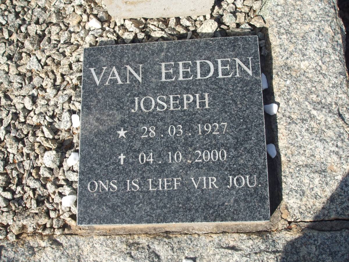 EEDEN Joseph, van 1927-2000