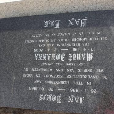 ECK Jan Louis, van 1896-1965 &amp; Maude Johanna 1911-2005