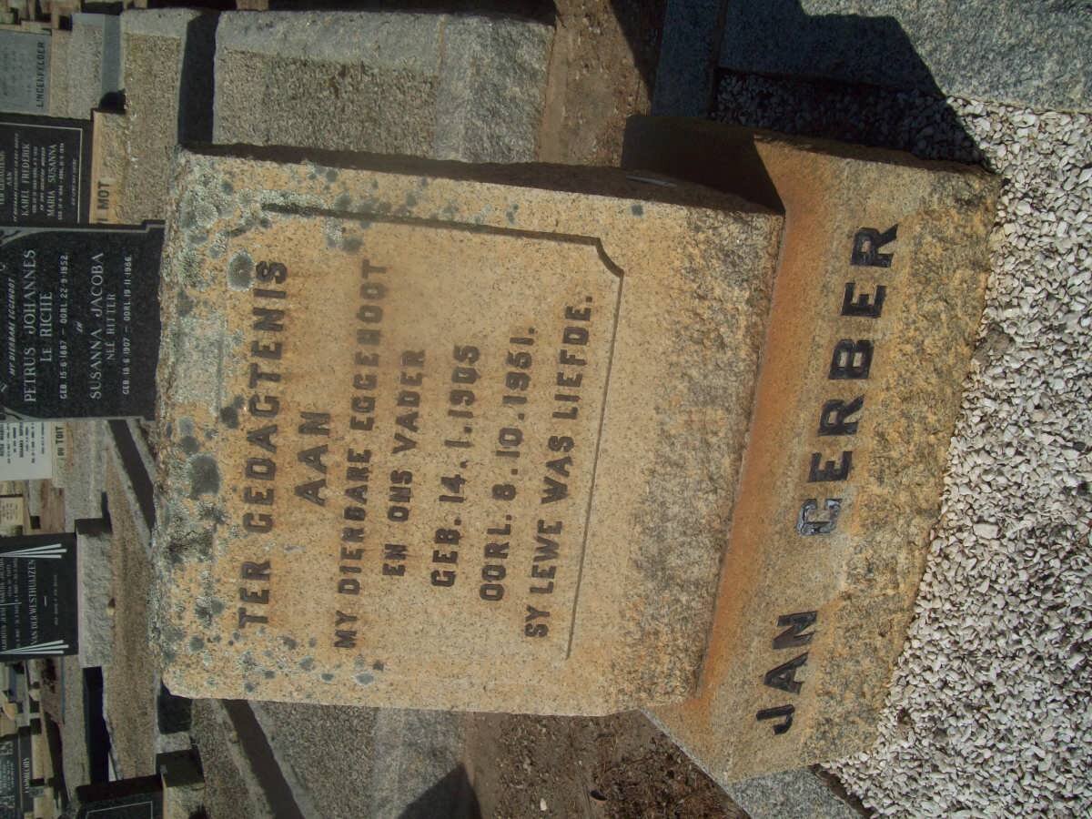 GERBER Jan 1905-1951