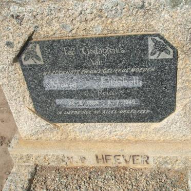 HEEVER Maud Elizabeth, v.d. nee ROUX1909-1949