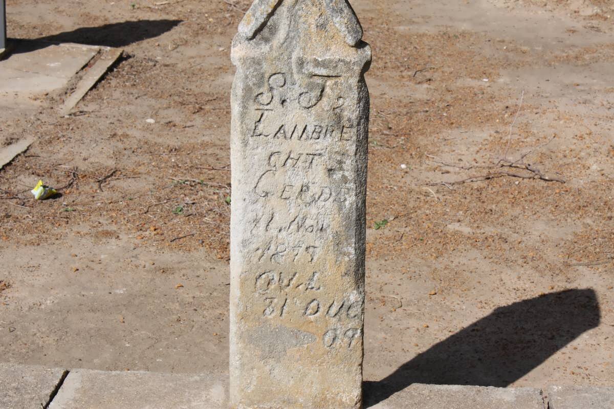 LAMBRECHTS S.J. 1879-1909