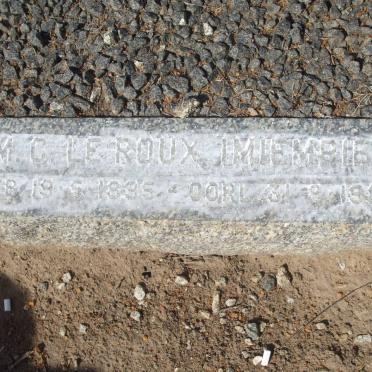 ROUX M.C., Le 1895-1980
