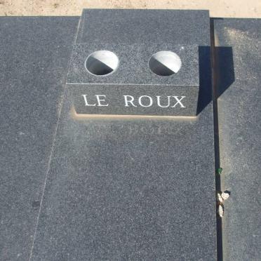 ROUX Andries, Le 1899-1987 &amp; Jacoba E. 1908-1988