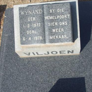VILJOEN Wynand 1972-1978