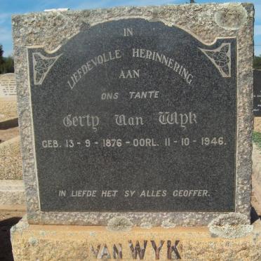 WYK Gerty, van 1876-1946