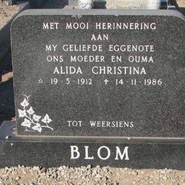BLOM Alida Christina 1912-1986