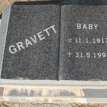 GRAVETT Baby 1917-1998