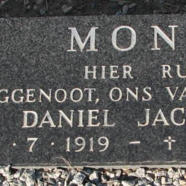 MONG Daniel Jacobus 1919-1973