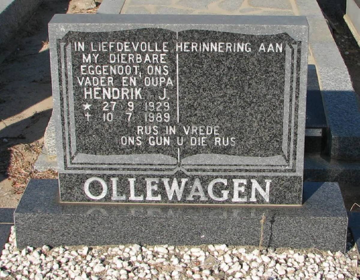 OLLEWAGEN Hendrik J. 1929-1989