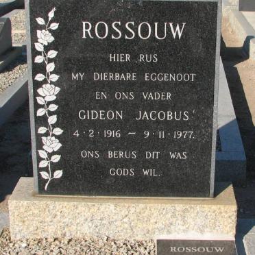 ROSSOUW Gideon Jacobus 1916-1977