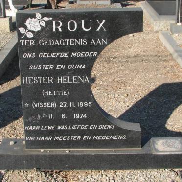 ROUX Hester Helena nee VISSER 1895-1974