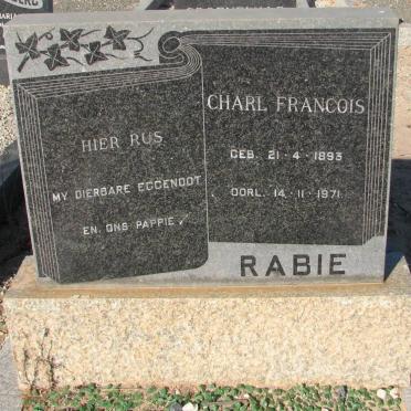 RABIE Charl Francois 1893-1971