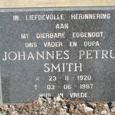 SMITH Johannes Petrus 1920-1997