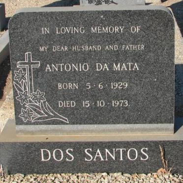 SANTOS Antonio da Mata, dos 1929-1973