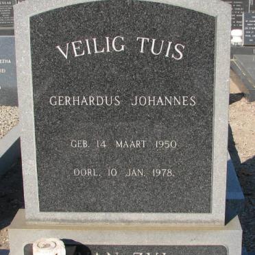 ZYL Gerhardus Johannes, van 1950-1978