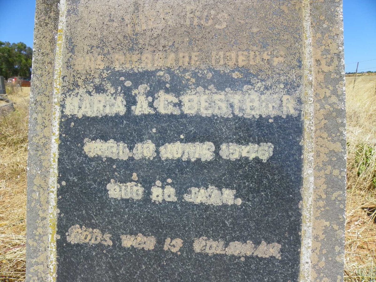 BESTBIER Maria A.C. -1946