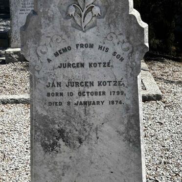 KOTZE Jan Jurgen 1799-1874