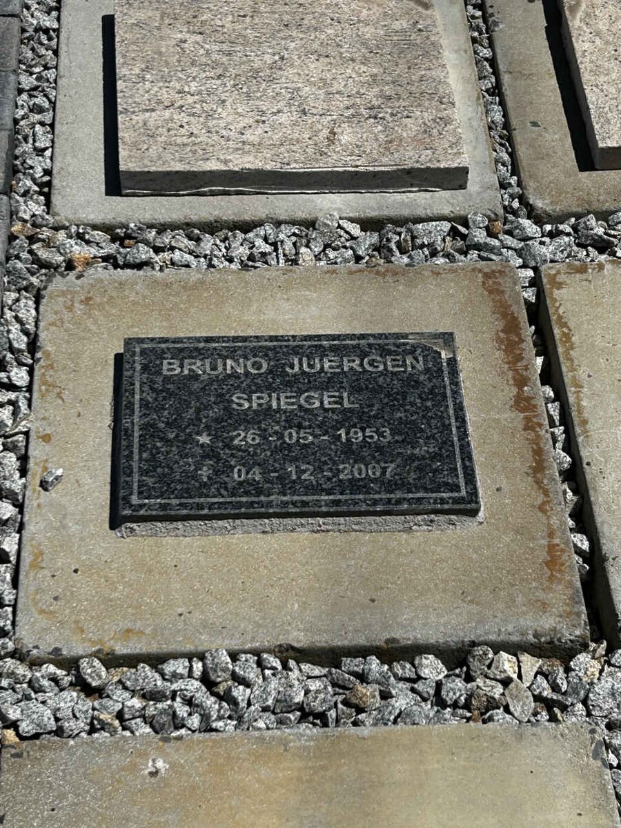 SPIEGEL Bruno Juergen 1953-2007
