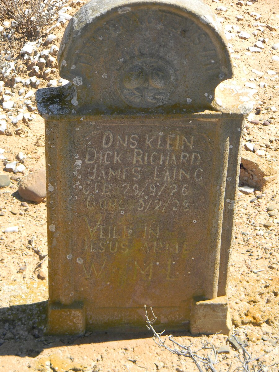 LAING Dick Richard James 1926-1928