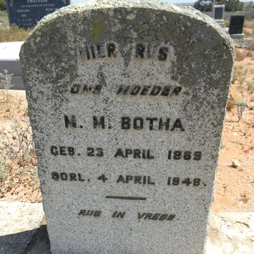 BOTHA M.M. 1869-1948