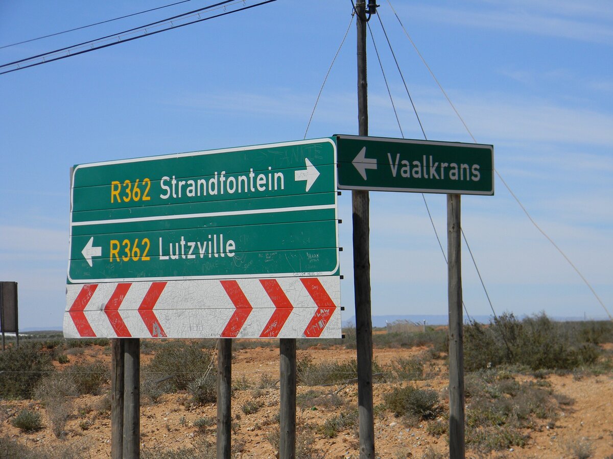 1. The turn off to Vaalkrans
