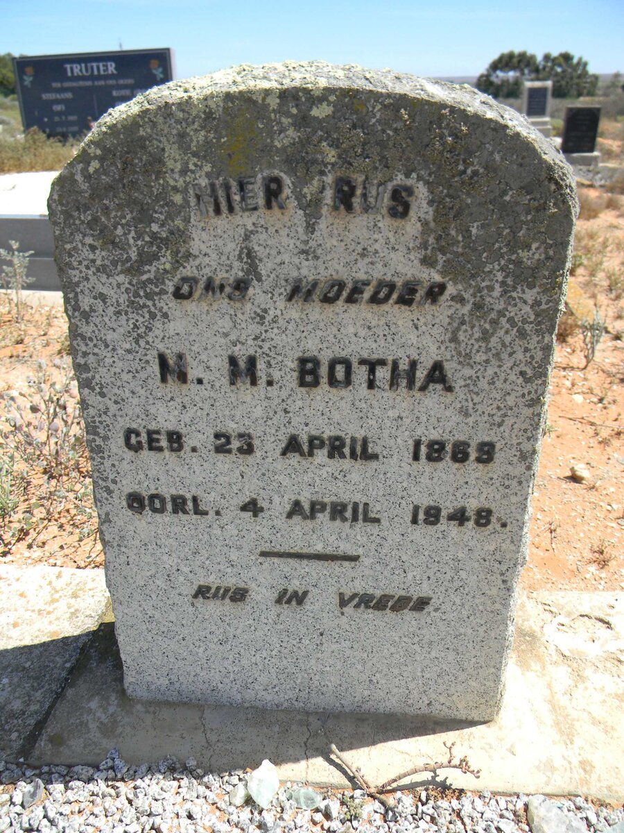BOTHA M.M. 1869-1948