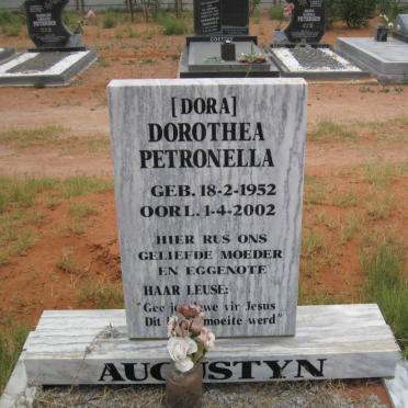 AUGUSTYN Dorothea Petronella 1952-2002