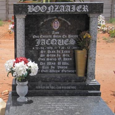 BOONZAAIER Jacques 1978-2003