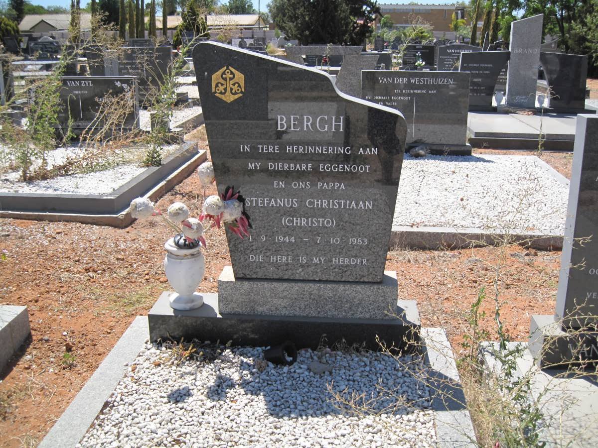 BERGH Stefanus Christiaan 1944-1983