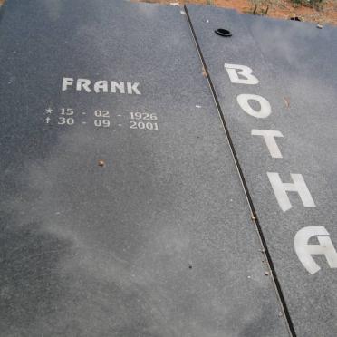 BOTHA Frank 1926-2001