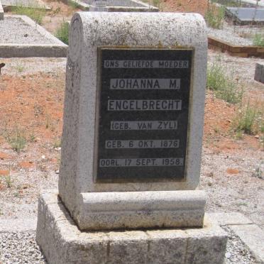 ENGELBRECHT Johanna M. nee VAN ZYL 1876-1958