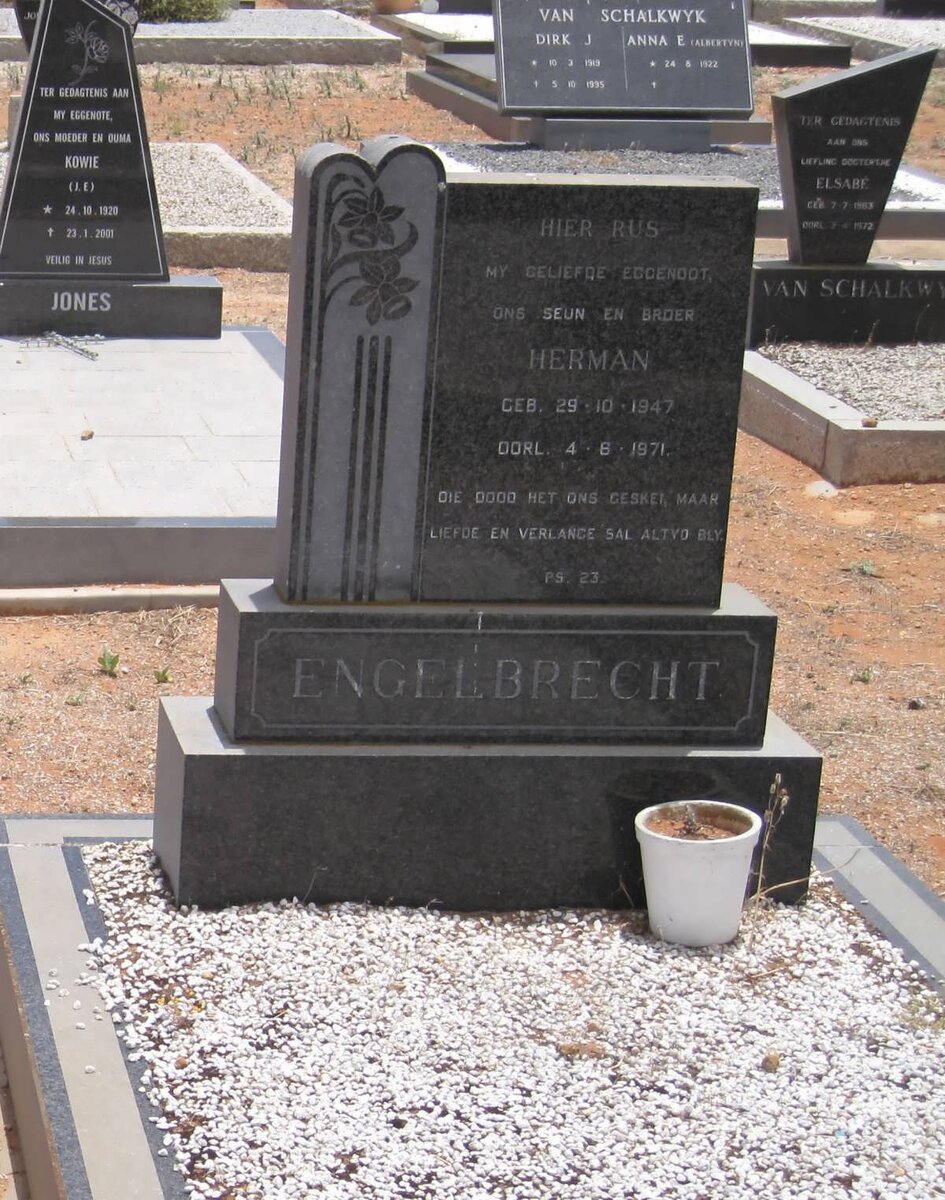 ENGELBRECHT Herman 1947-1971