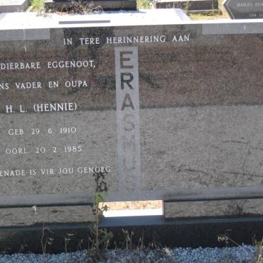 ERASMUS H.L. 1910-1985