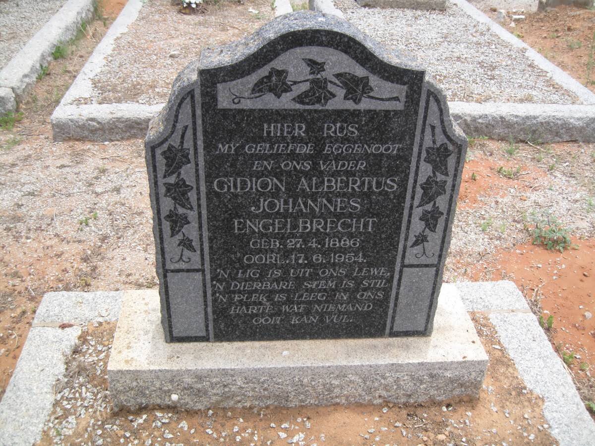 ENGELBRECHT Gidion Albertus Johannes 1886-1954