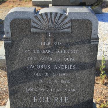 FOURIE Jacobus Andries 1899-1973