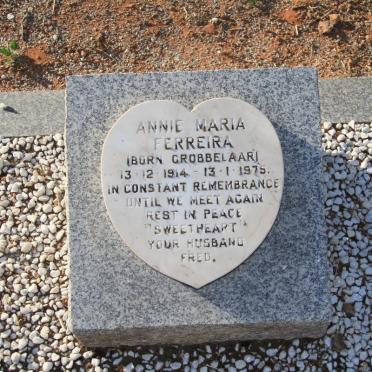 FERREIRA Annie Maria nee GROBBELAAR 1914-1975