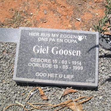 GOOSEN Giel 1914-1997 &amp; Catharina 1918-