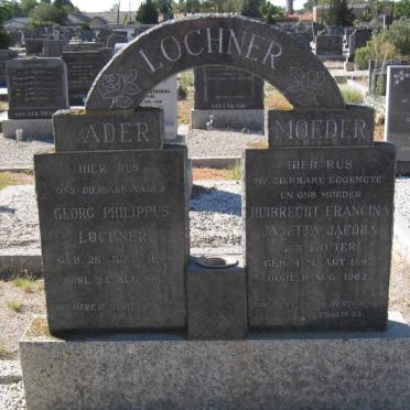 LOCHNER Georg Philippus 1889-1967 &amp; Huibrecht Francina Janetta Jacoba TRUTER 1892-1962