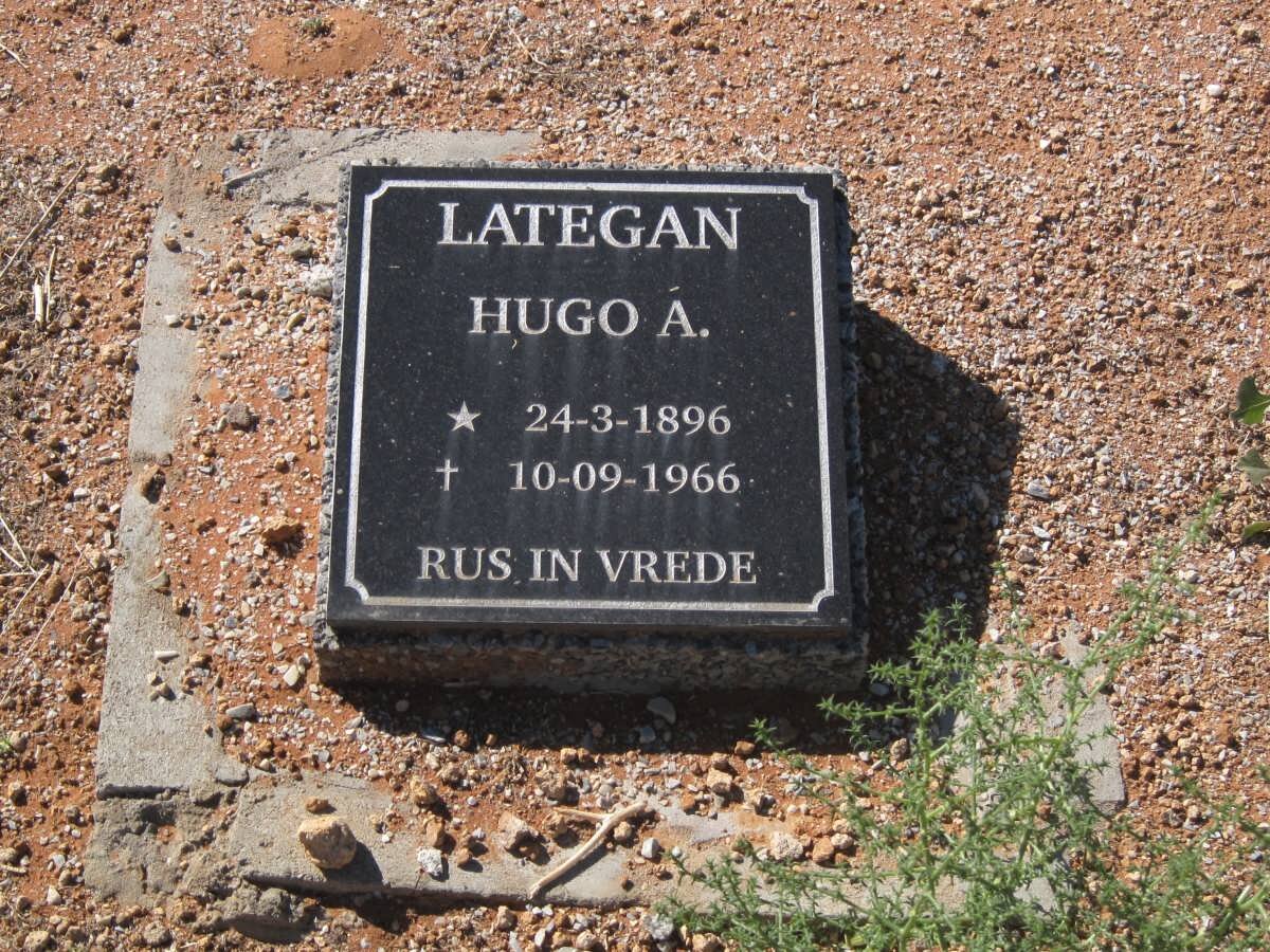 LATEGAN Hugo A. 1896-1966
